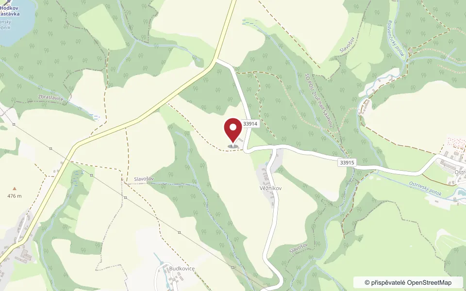 Mapa okolí: Statek Věžníkov