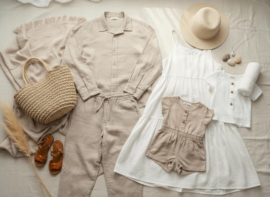 oblečení na focení pro rodiny